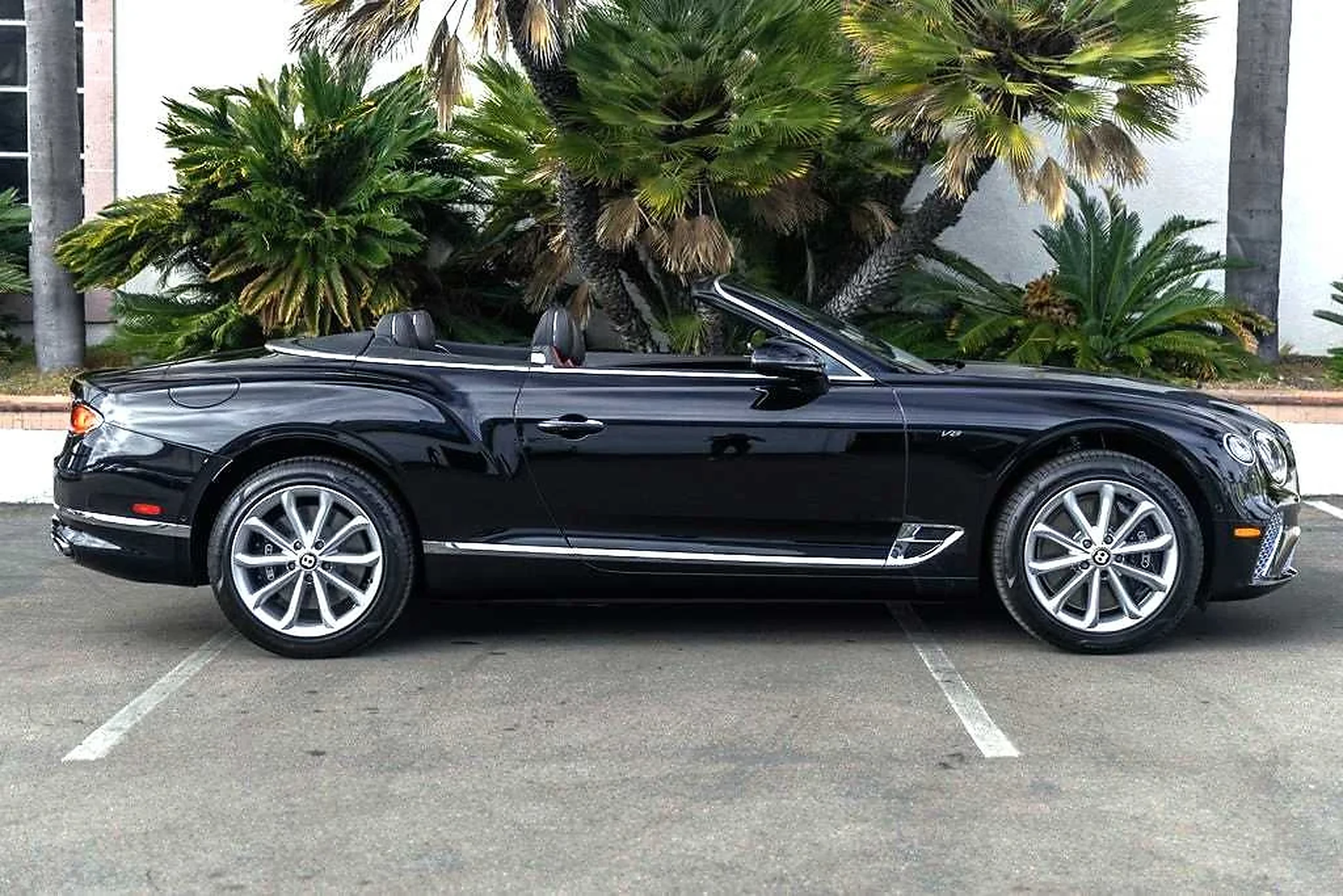 Bentley Continental GTC detail relevant to art week luxury car rentals on LUXURY CAR CLUB
