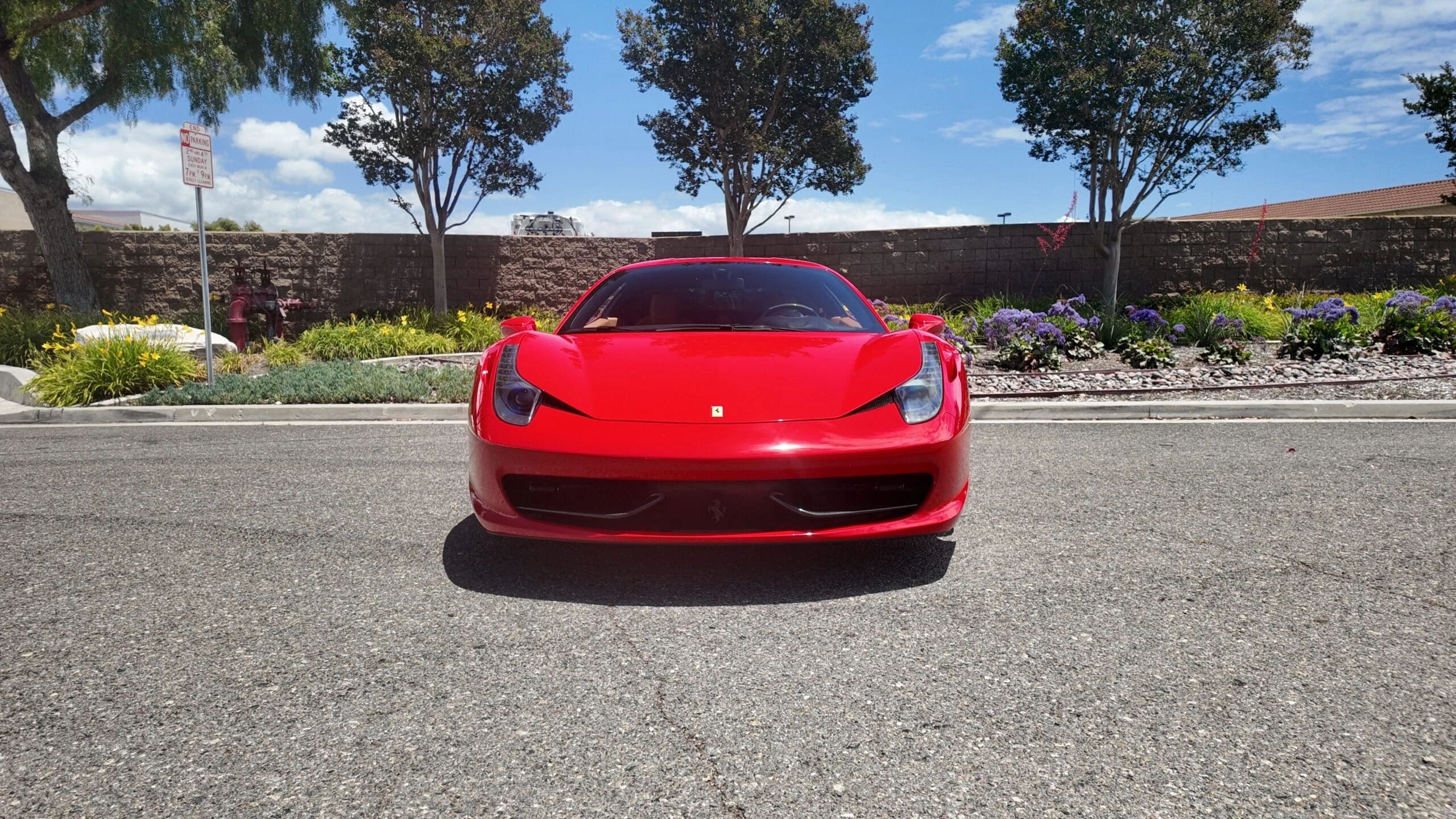 Ferrari 458 Italia detail relevant to miami date-night exotic car rentals on LUXURY CAR CLUB