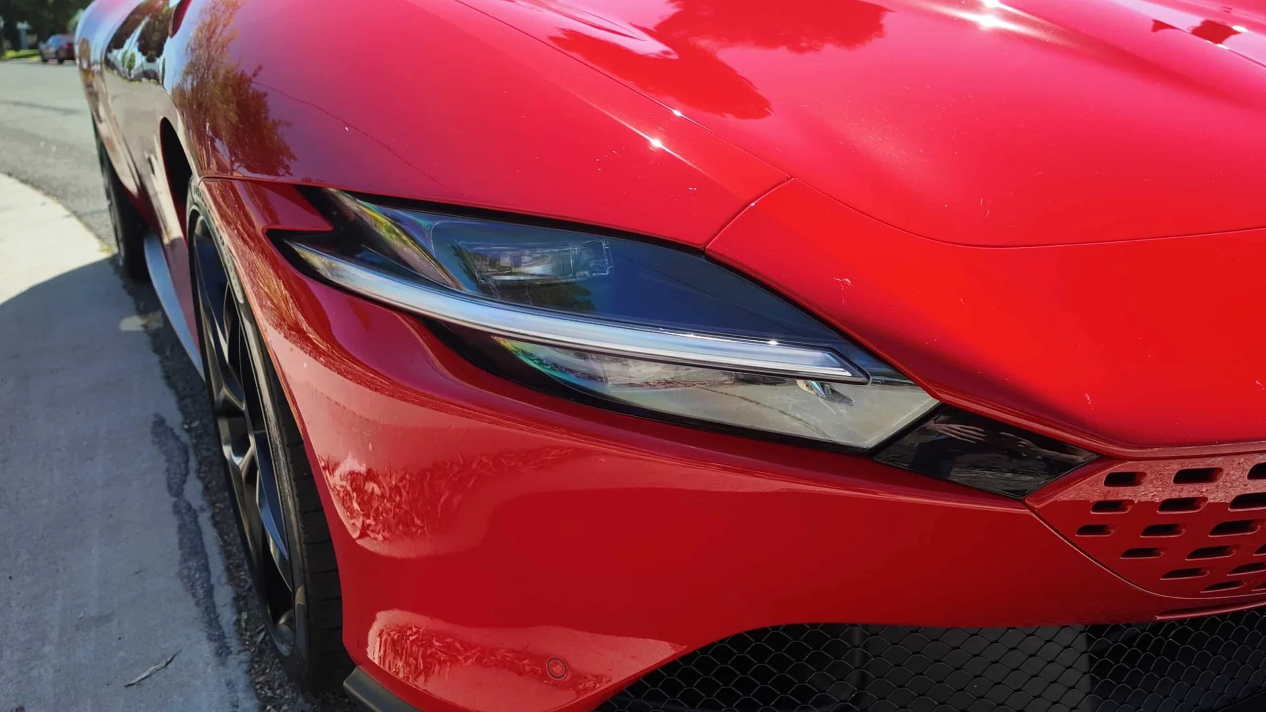 Ferrari Roma detail relevant to one-way miami car delivery requests on LUXURY CAR CLUB