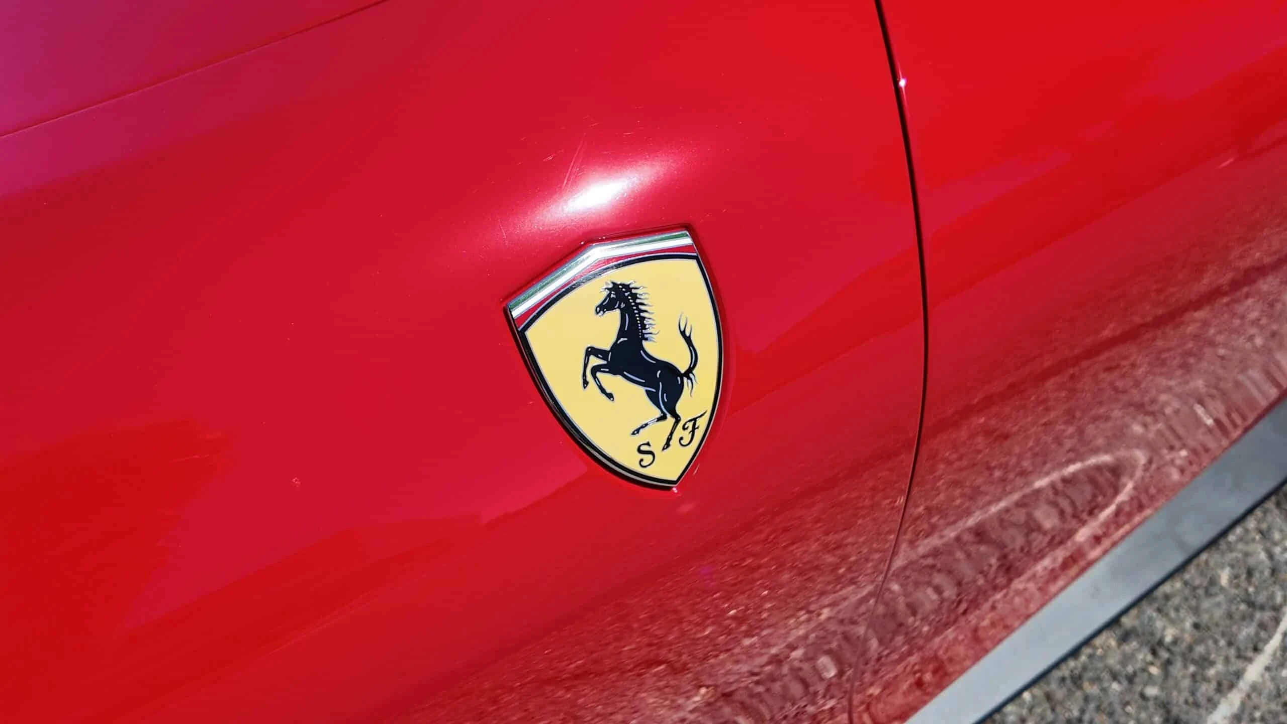 Ferrari Roma detail relevant to residence and condo car delivery on LUXURY CAR CLUB