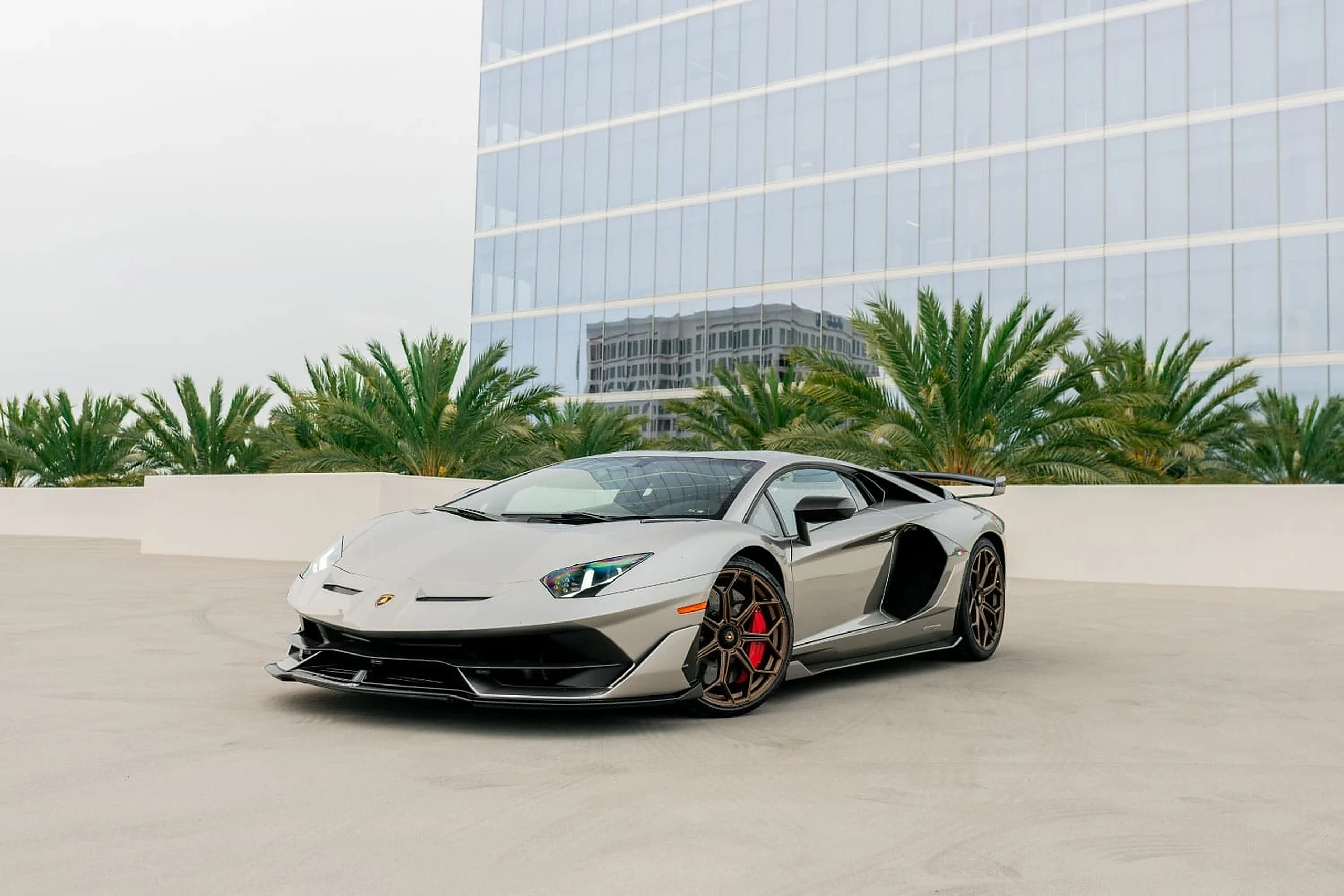 Lamborghini Aventador SVJ detail relevant to photoshoot & production vehicles on LUXURY CAR CLUB