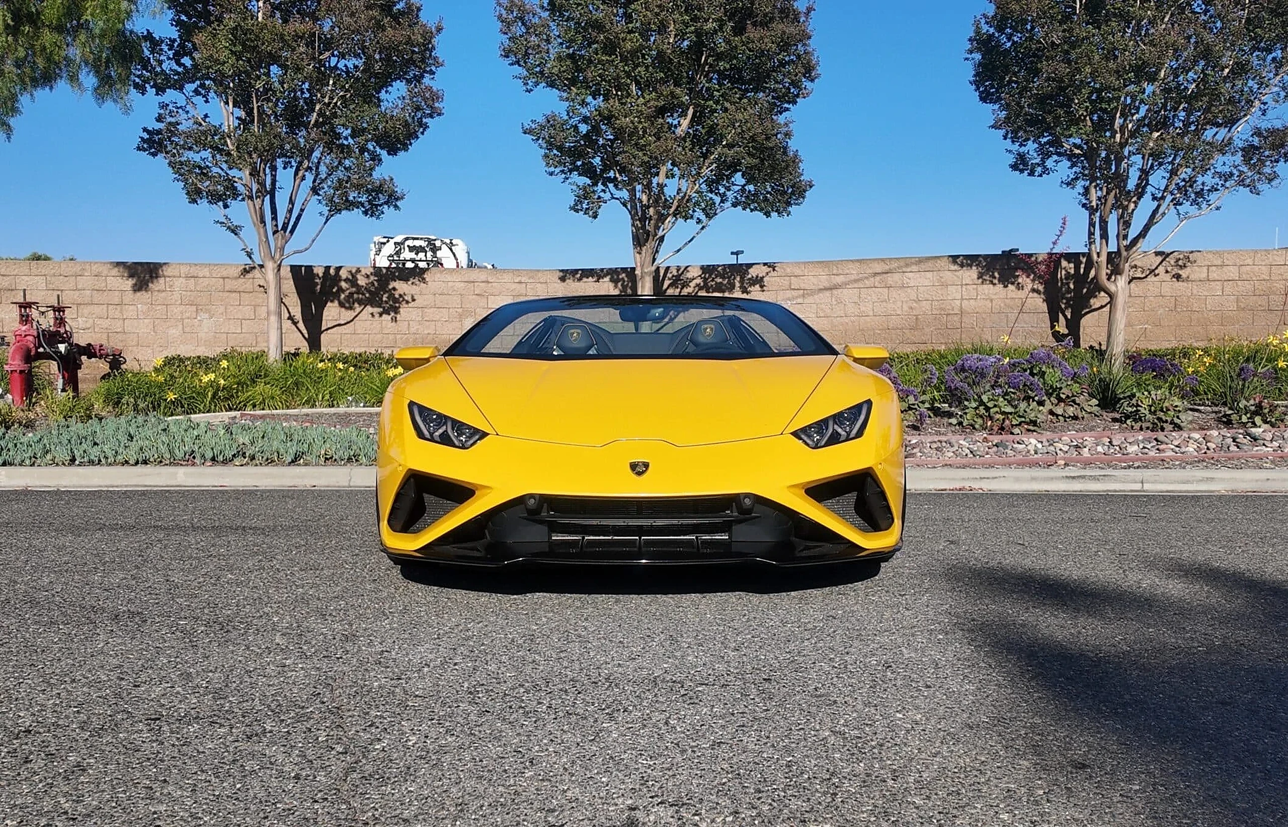Lamborghini Huracán EVO Spyder detail relevant to birthday exotic car rentals on LUXURY CAR CLUB