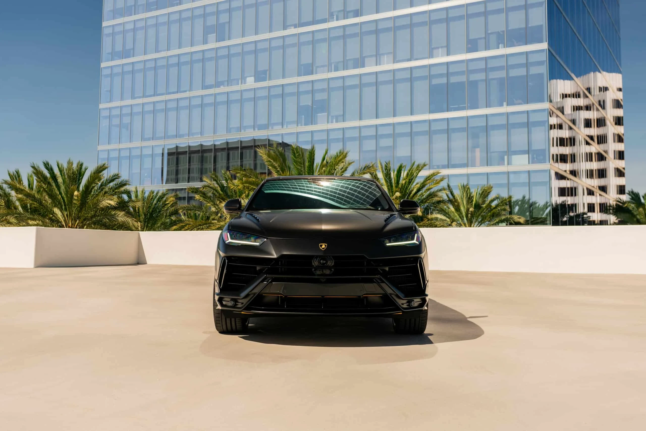 Lamborghini Urus S detail relevant to miami boat-show luxury car rentals on LUXURY CAR CLUB