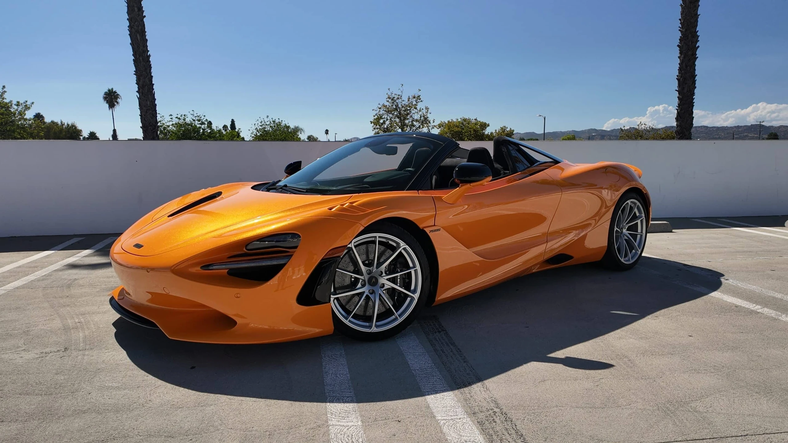 McLaren 750S Spider exterior for photoshoot & production vehicles